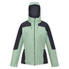 Veste imperméable HIGHTON Femme (Menthe douce / Gris phoque)