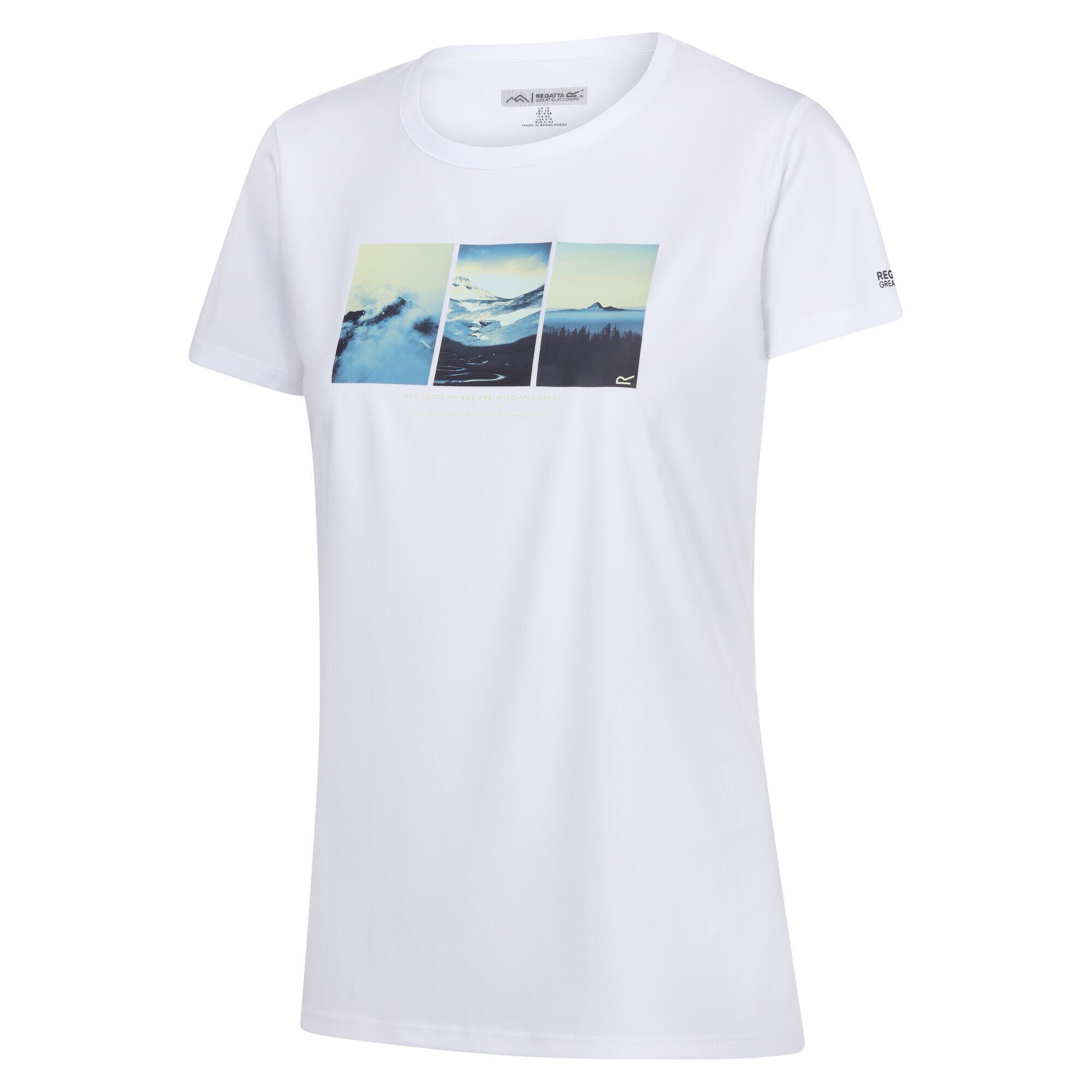 Tshirt FINGAL da donna (bianco)