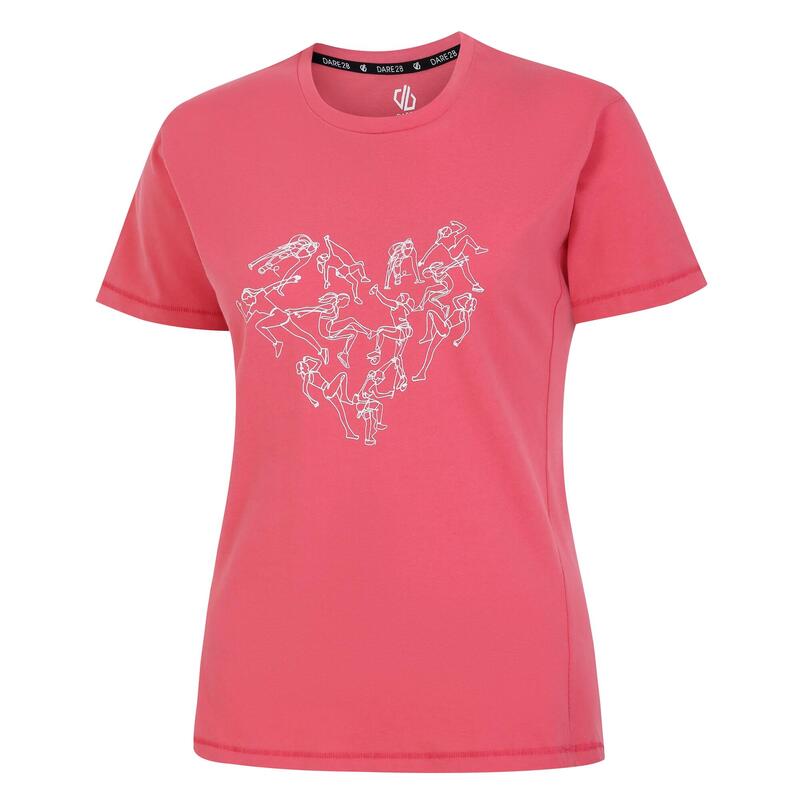 Tshirt TRANQUILITY Femme (Rose vif)