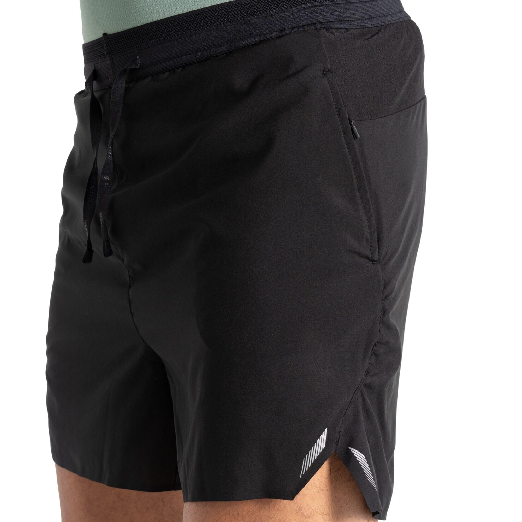 Mens Accelerate Fitness Casual Shorts (Black) 3/5