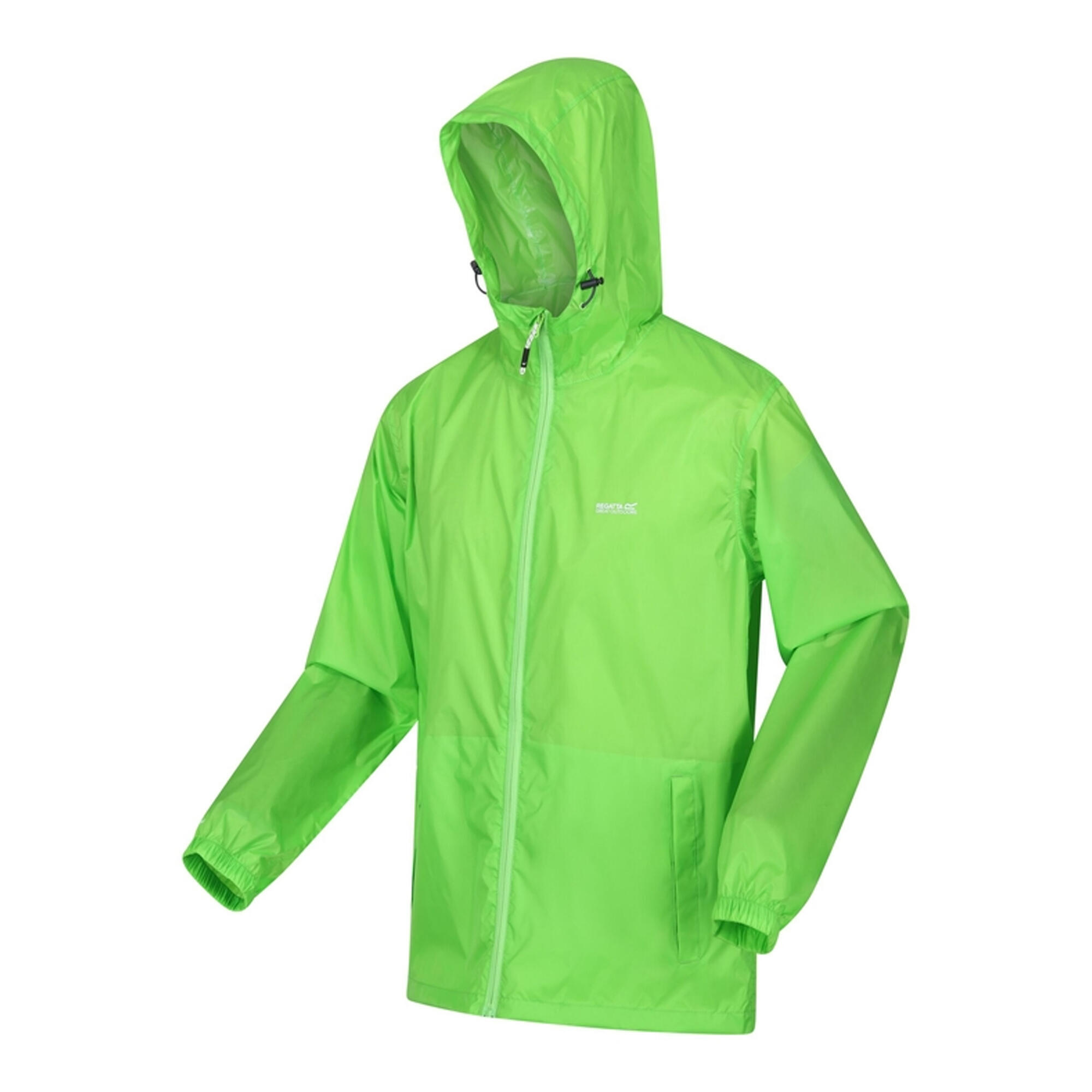 Mens Pack It III Waterproof Jacket (Jasmine Green) 3/4