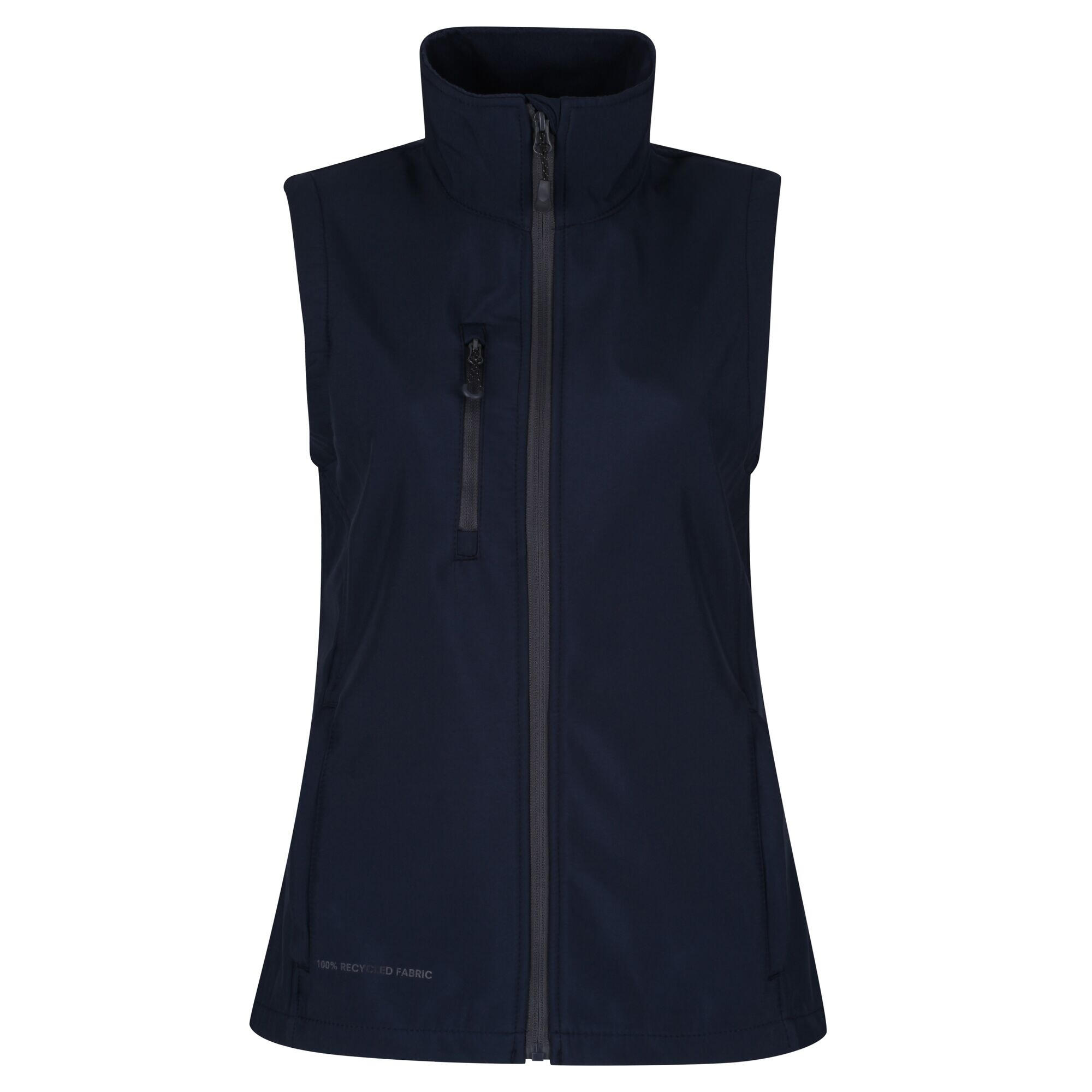 Womens/Ladies Honestly Made Body Warmer (Navy) 1/4