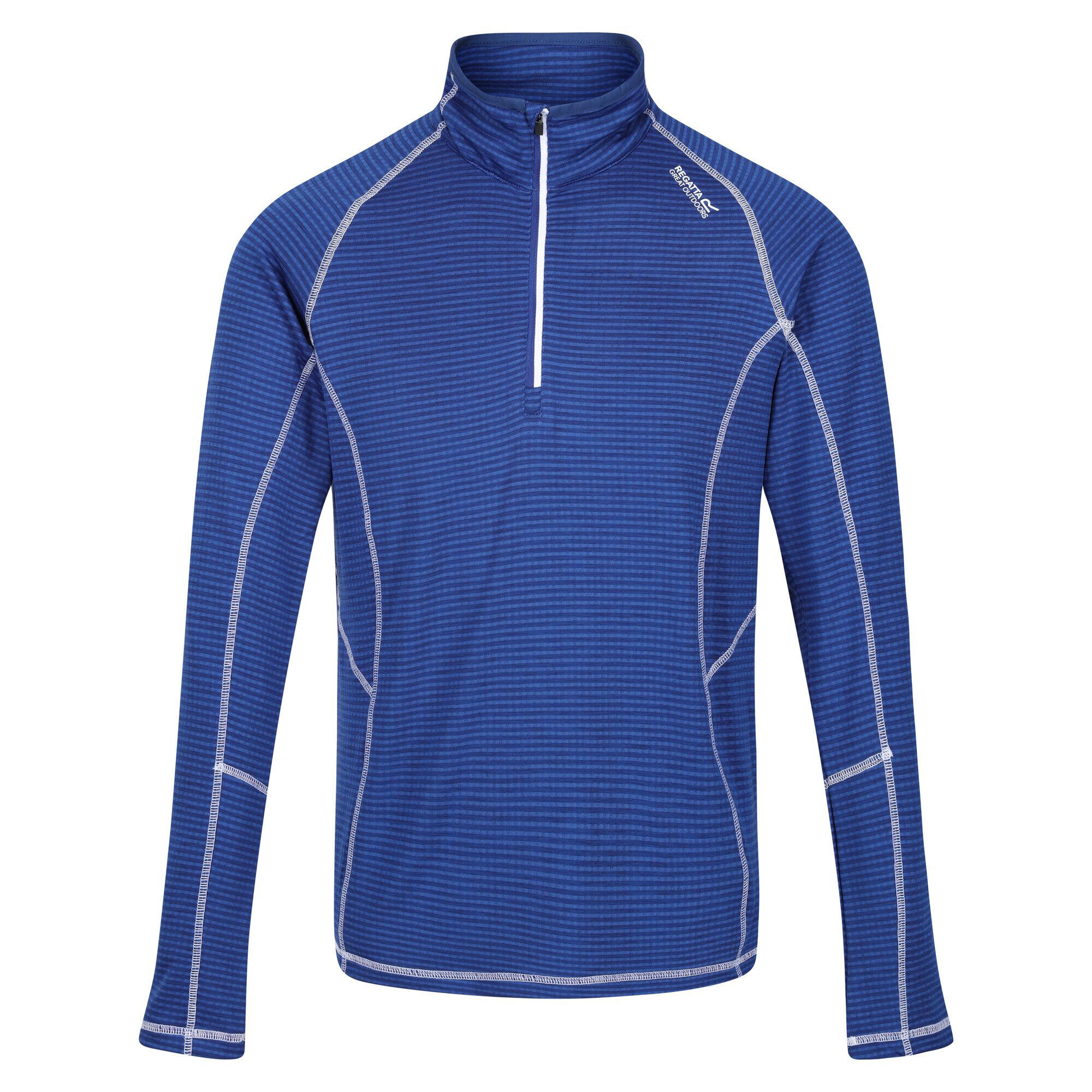 REGATTA Mens Yonder Quick Dry Moisture Wicking Half Zip Fleece Jacket (Strong Blue)