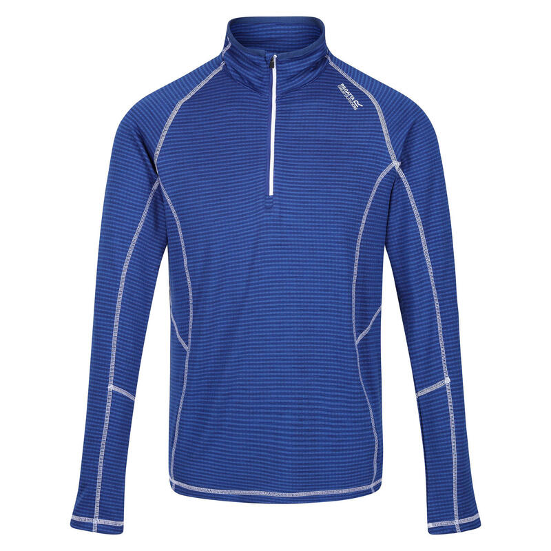 Heren Yonder Quick Dry Vochtigheid Wicking Half Zip Fleece Jasje (Sterk Blauw)