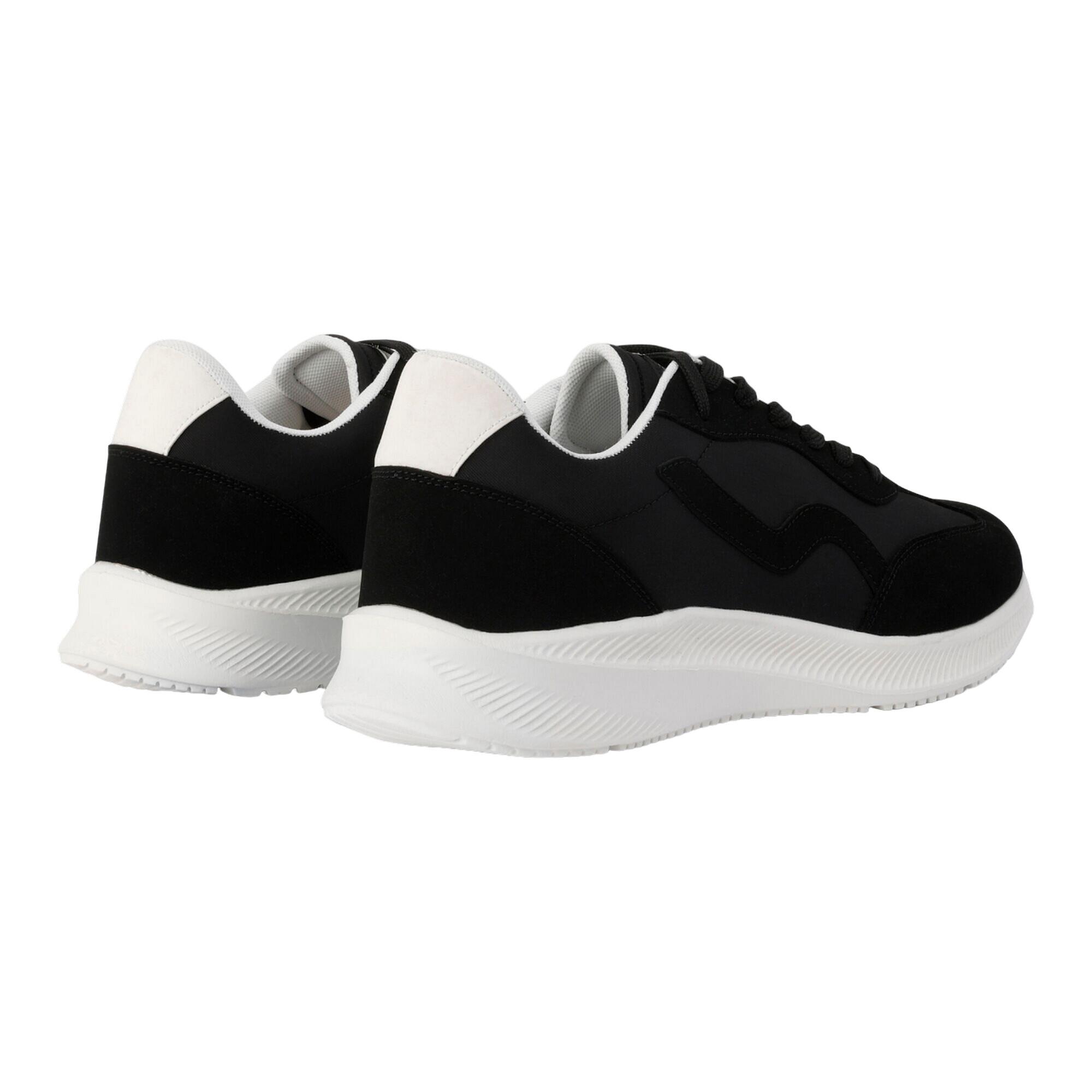 Mens Marine Retro Trainers (Black) 2/5