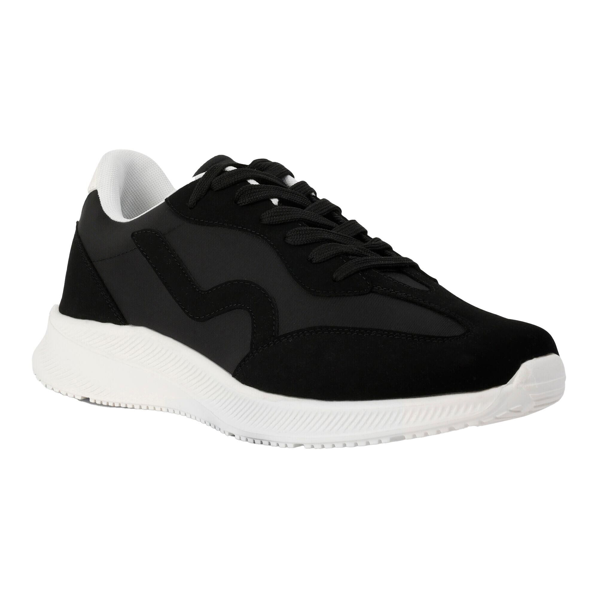 REGATTA Mens Marine Retro Trainers (Black)