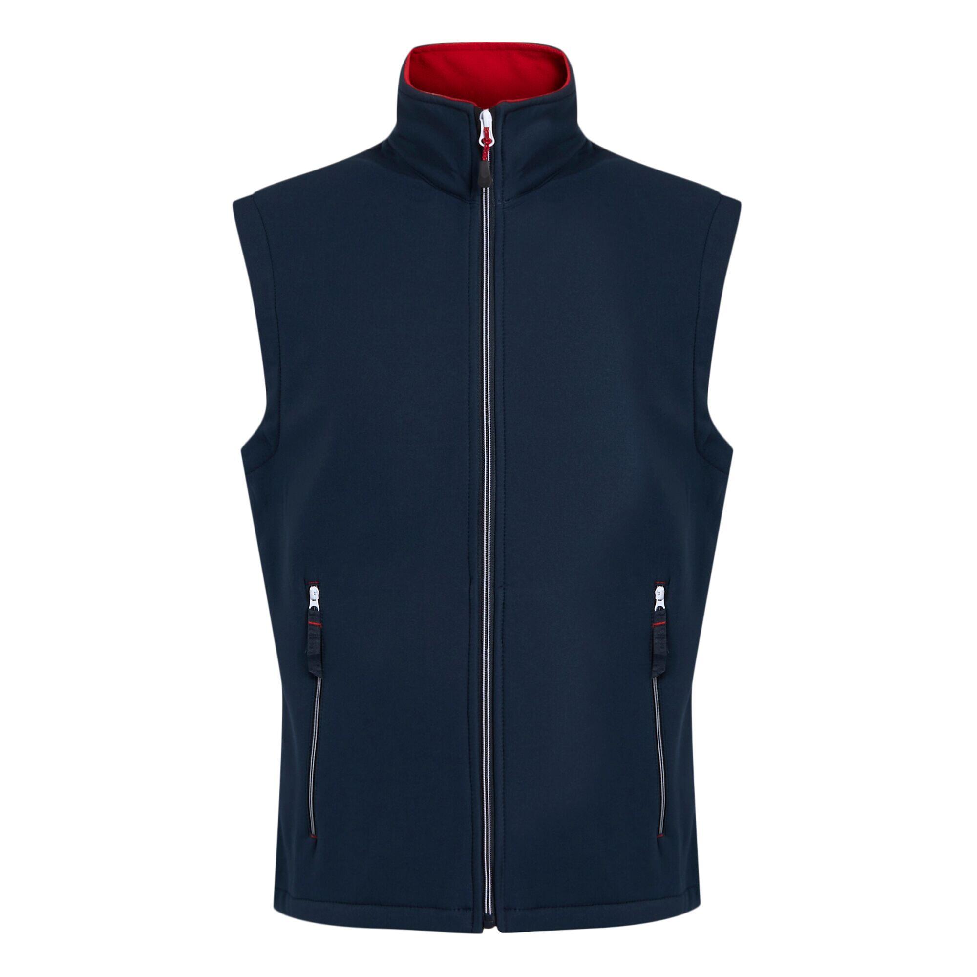 Men's ASCENDER Gilet (Navy Blue / Classic Red)