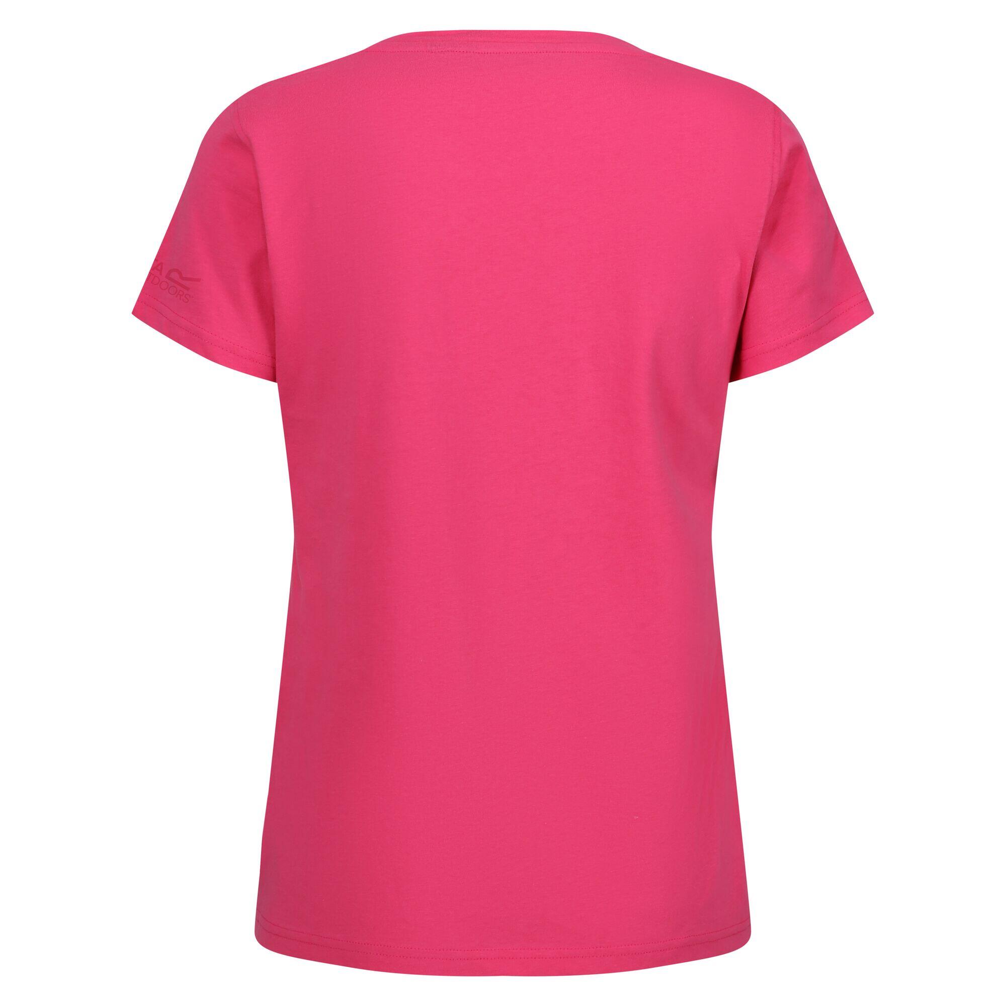 Womens/Ladies Filandra VIII TShirt (Hot Pink) 2/5