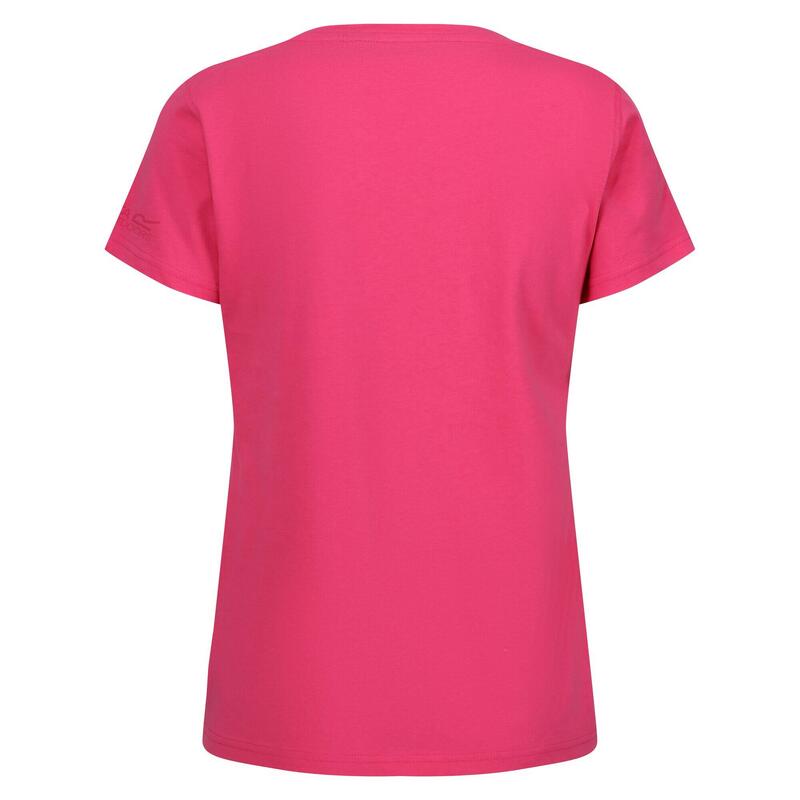T-Shirt Filandra VIII Mulher Rosa Quente