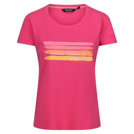 Camiseta Filandra VIII para Mujer Rosa Fuerte