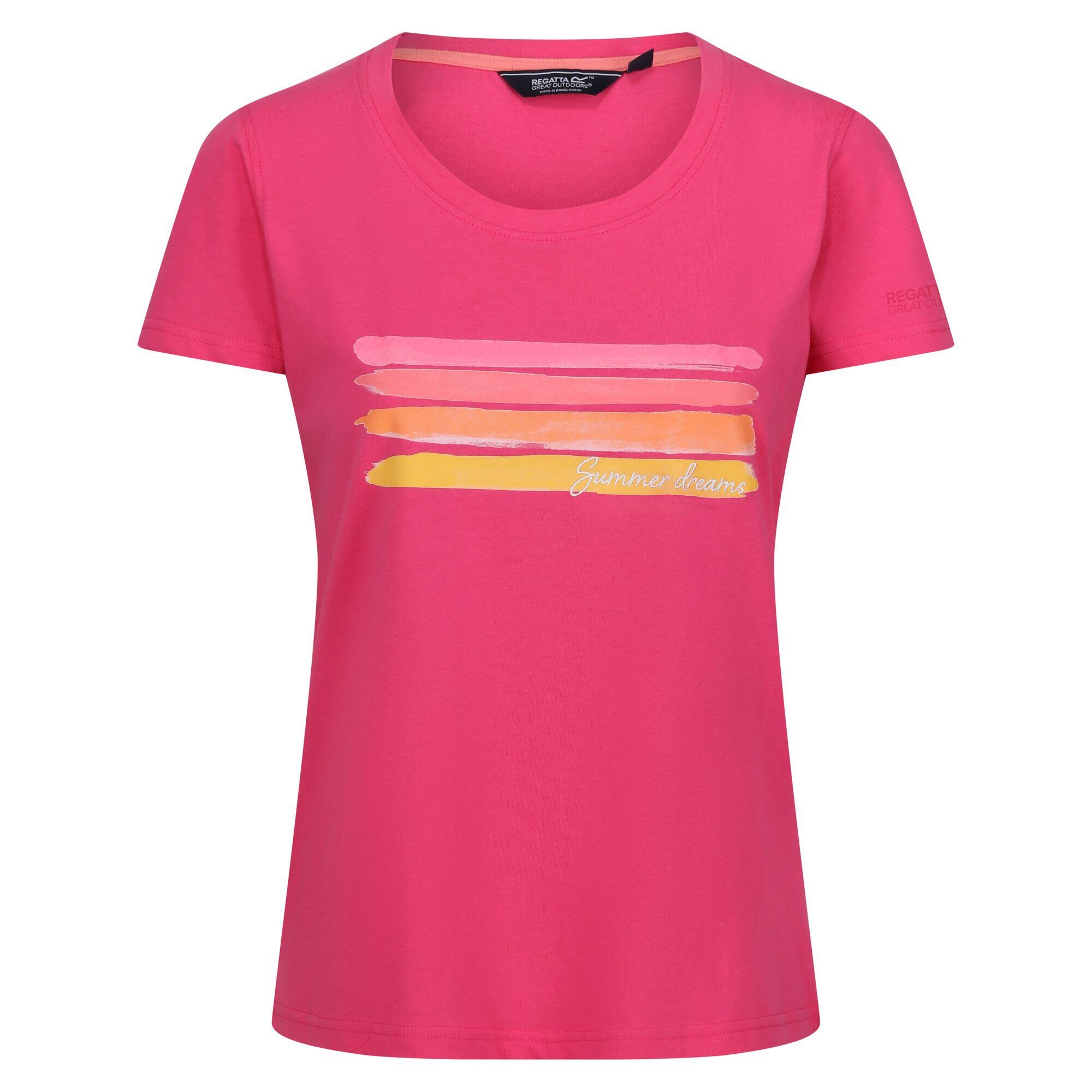 REGATTA Womens/Ladies Filandra VIII TShirt (Hot Pink)