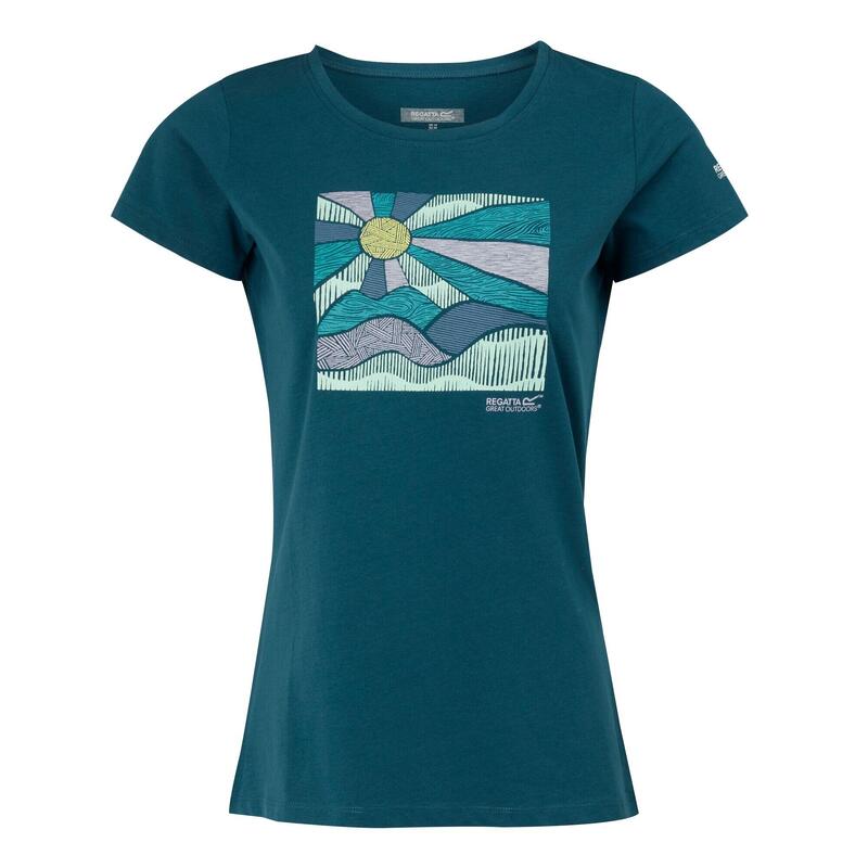 Tshirt BREEZED Femme (Bleu marocain)