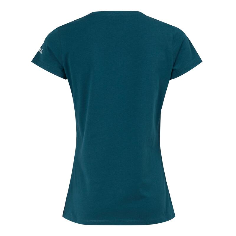 T-Shirt Sol Breezed IV Mulher Azul Marroquino