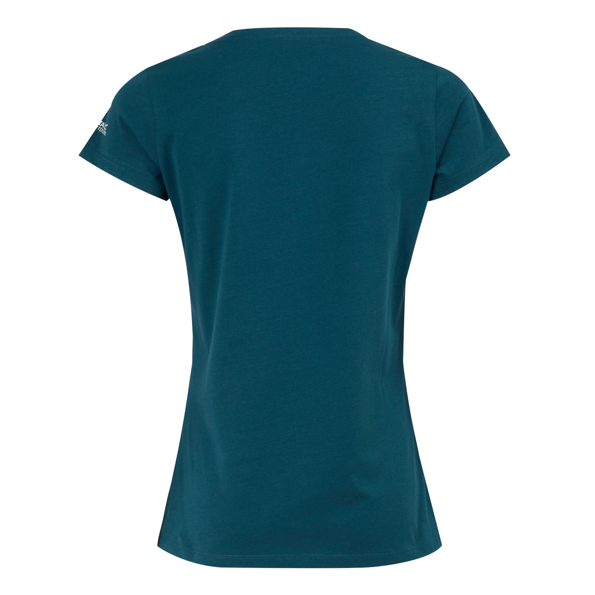 Women's BREEZED T-shirt (Moroccan blue)