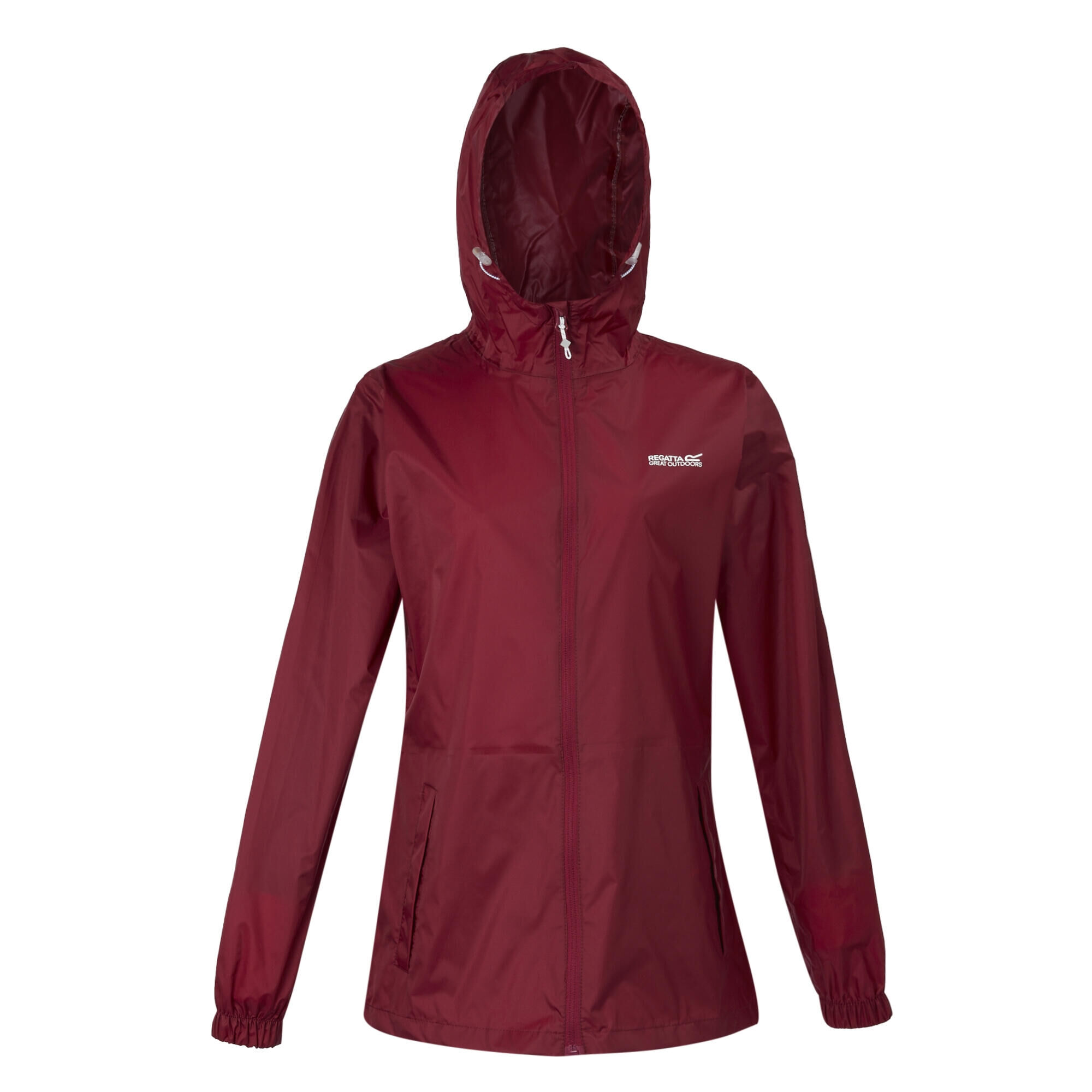 REGATTA Womens/Ladies Pk It Jkt III Waterproof Hooded Jacket (Rumba Red)