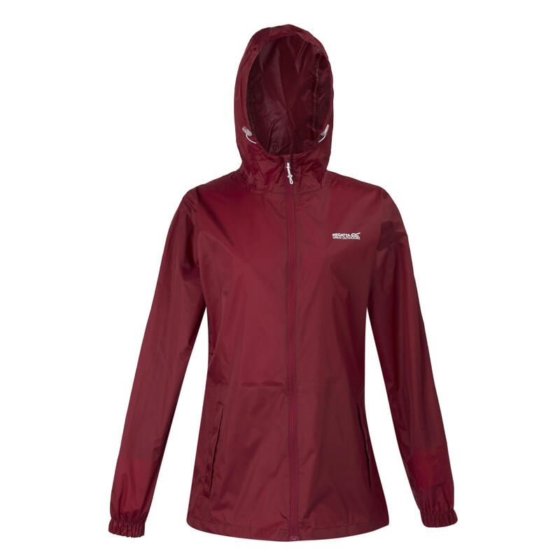 Regenjacke Pk It Jkt III mit Kapuze, wasserfest Damen Rot