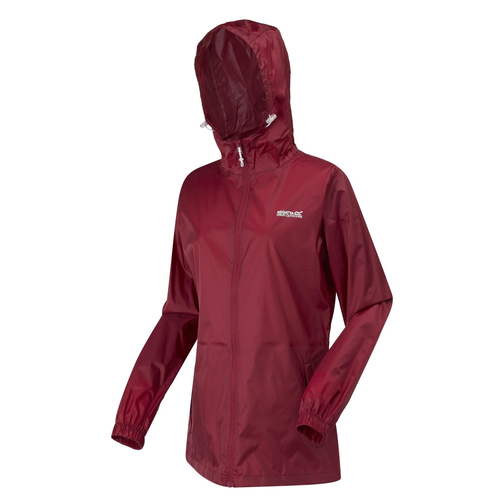 Regenjacke Pk It Jkt III mit Kapuze, wasserfest Damen Rot 4/5