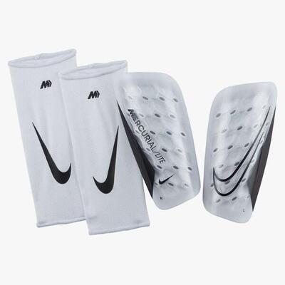 Scheenbeschermers nike mercurial lite. wit. uniseks