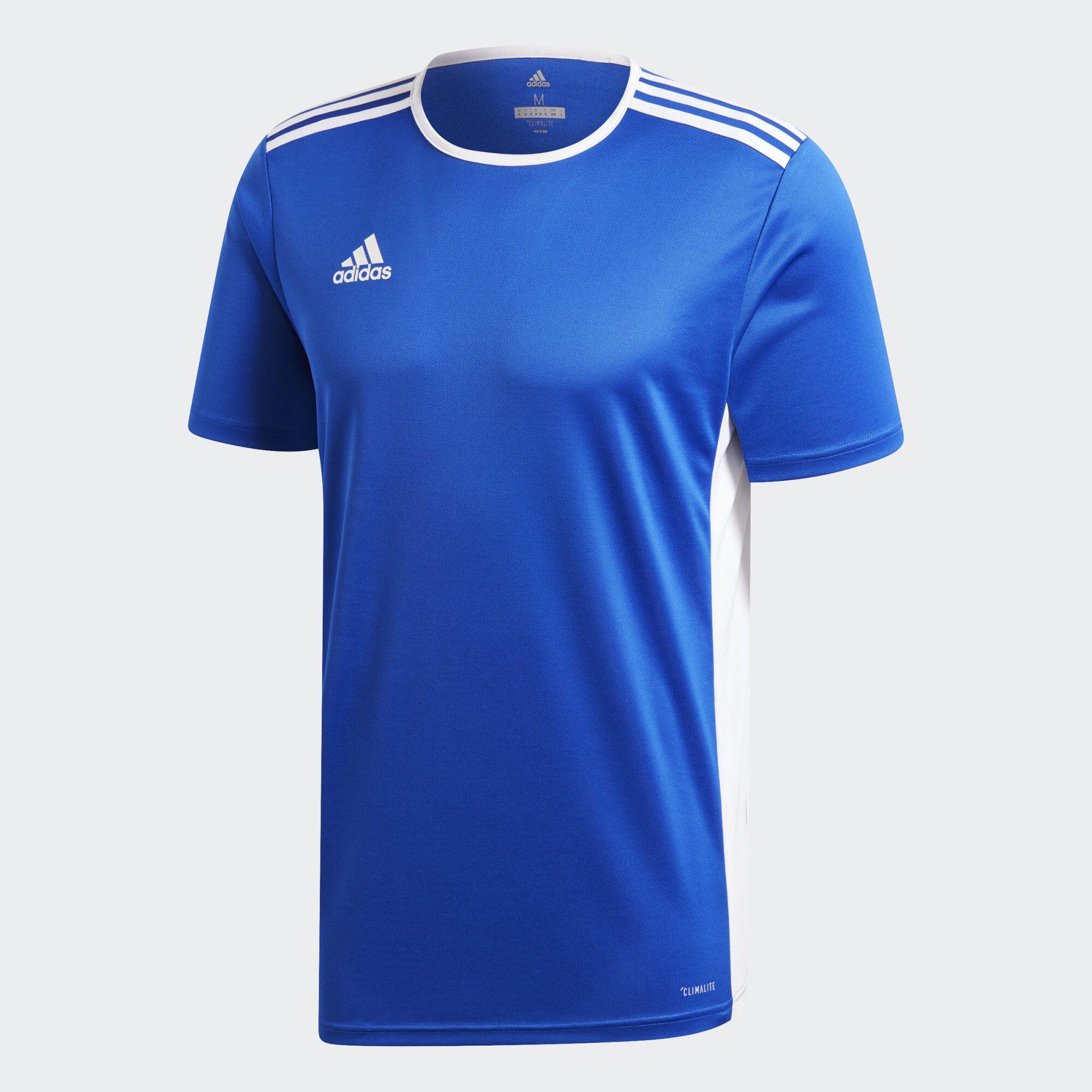 Adidas - Maillot Adidas Entrada 18 - T-shirt Manches Courtes - Blanc|bleu - 48 Xl - Decathlon