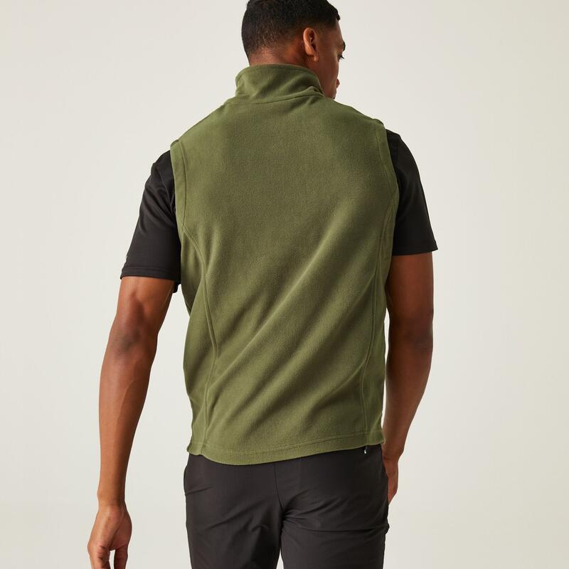 Tobias II Homme Fitness Gilet - Vert kaki foncé