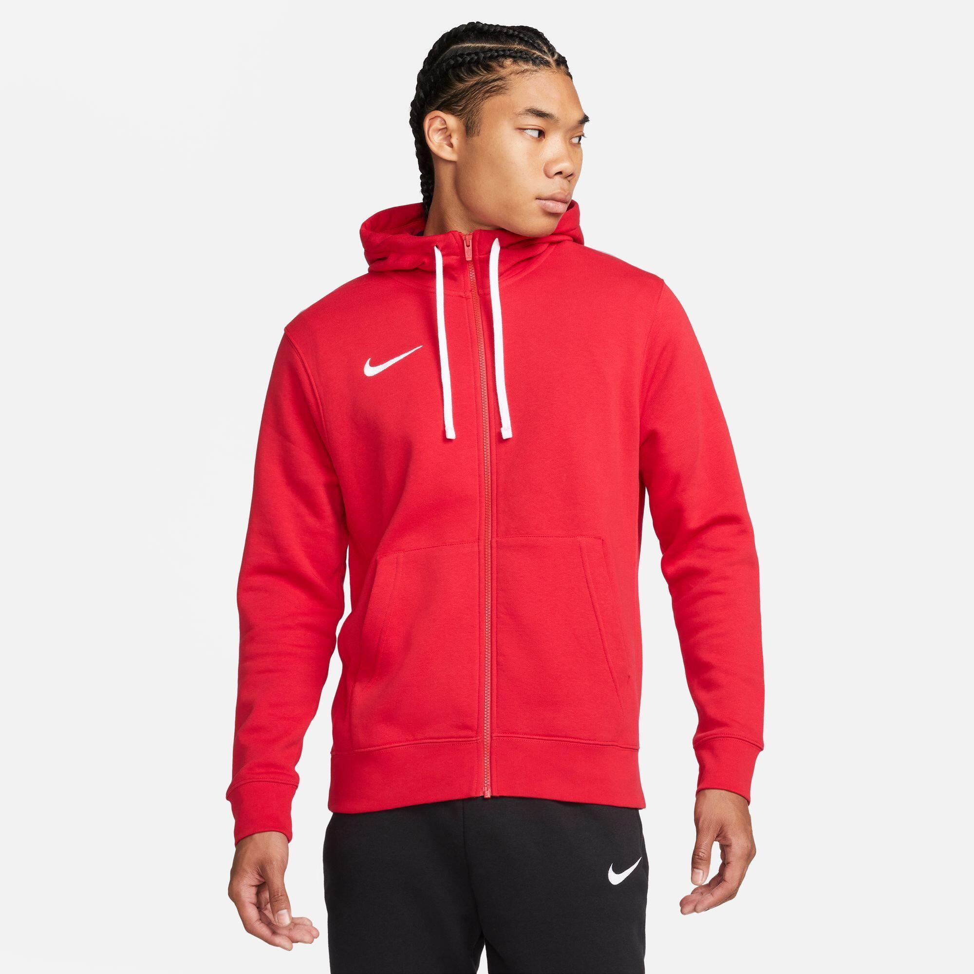 Nike - Sweatshirt Pour Hommes Park 20 Fleece Fz Hoodie - Sweat-shirt - Rouge - 40 M - Decathlon