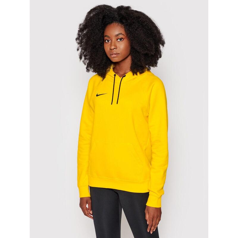 Felpa con cappuccio donna nike giallo