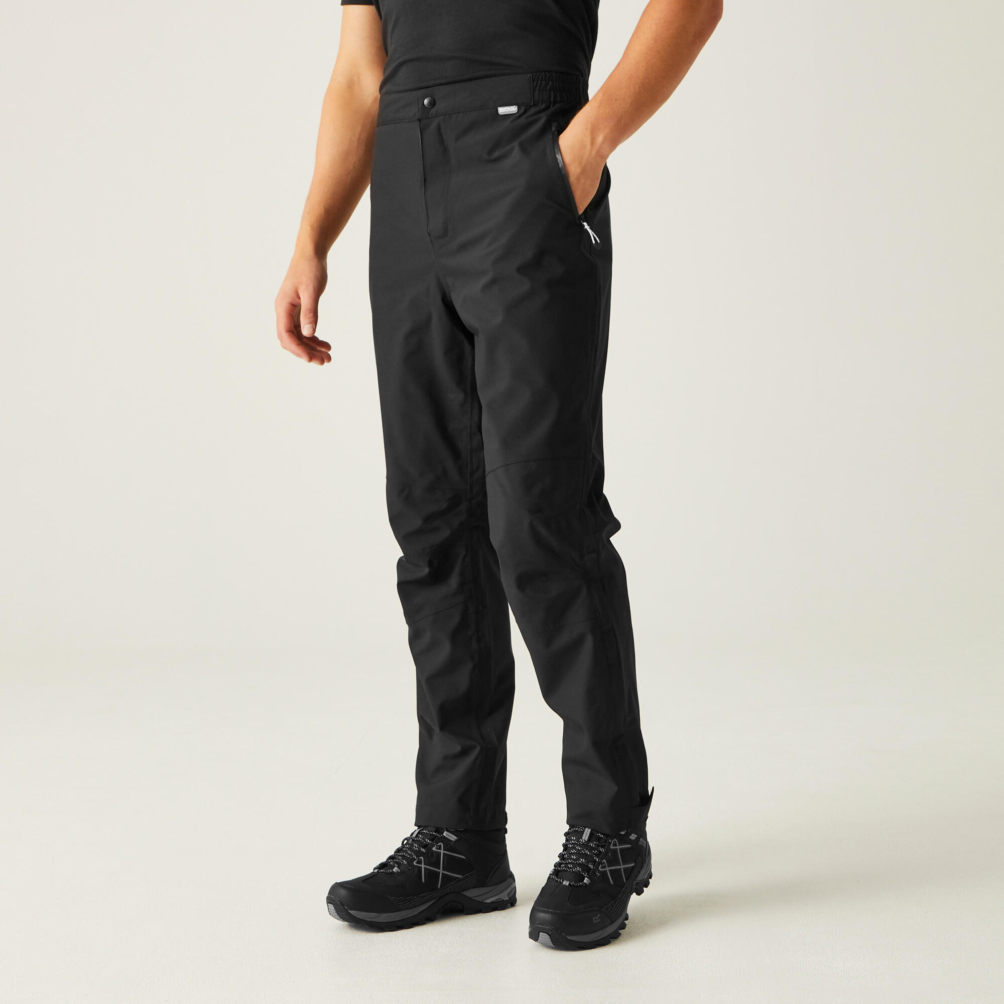 Highton Stretch Men's Hiking Overtrousers - Black 1/5