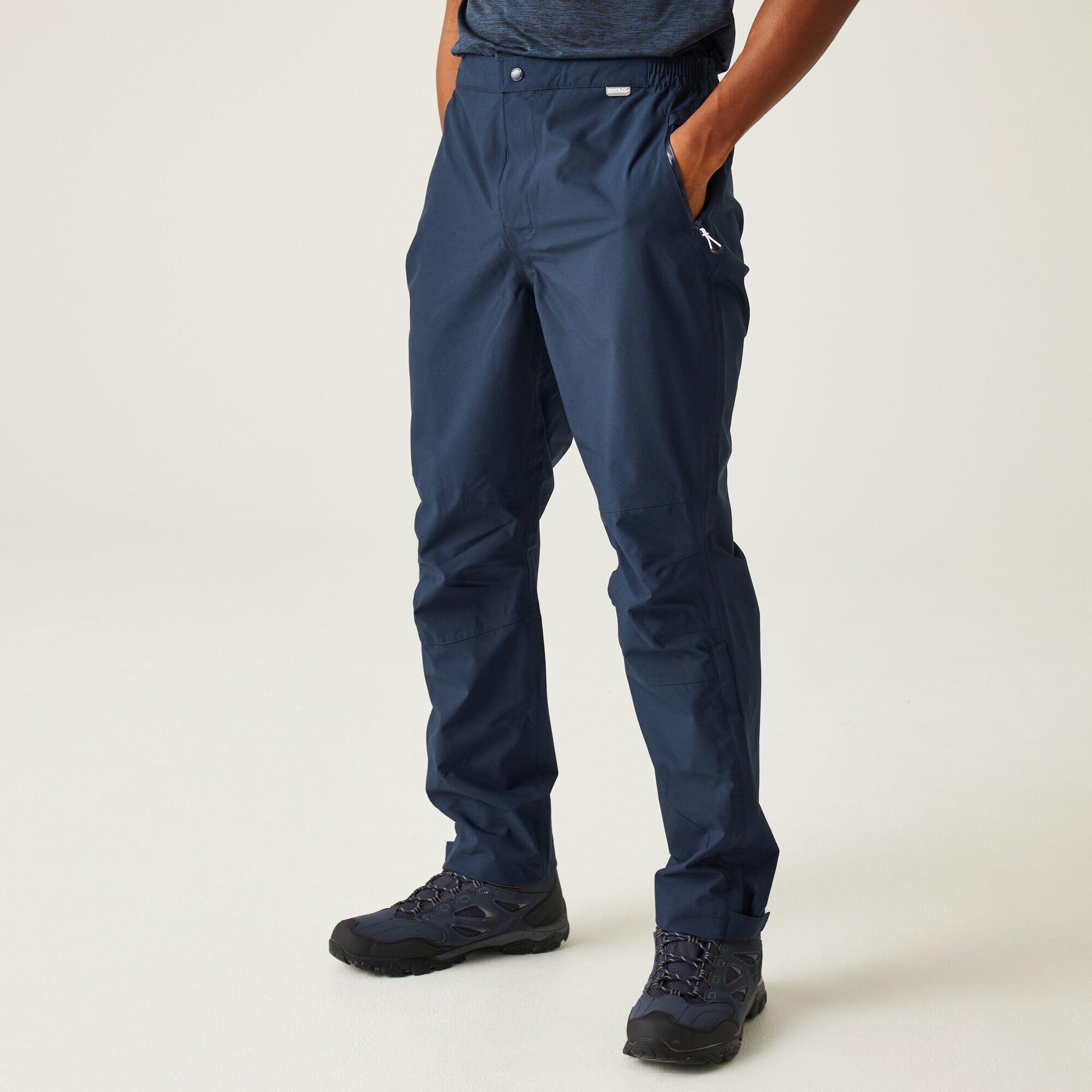 Highton Stretch Men's Hiking Overtrousers - Navy 1/6