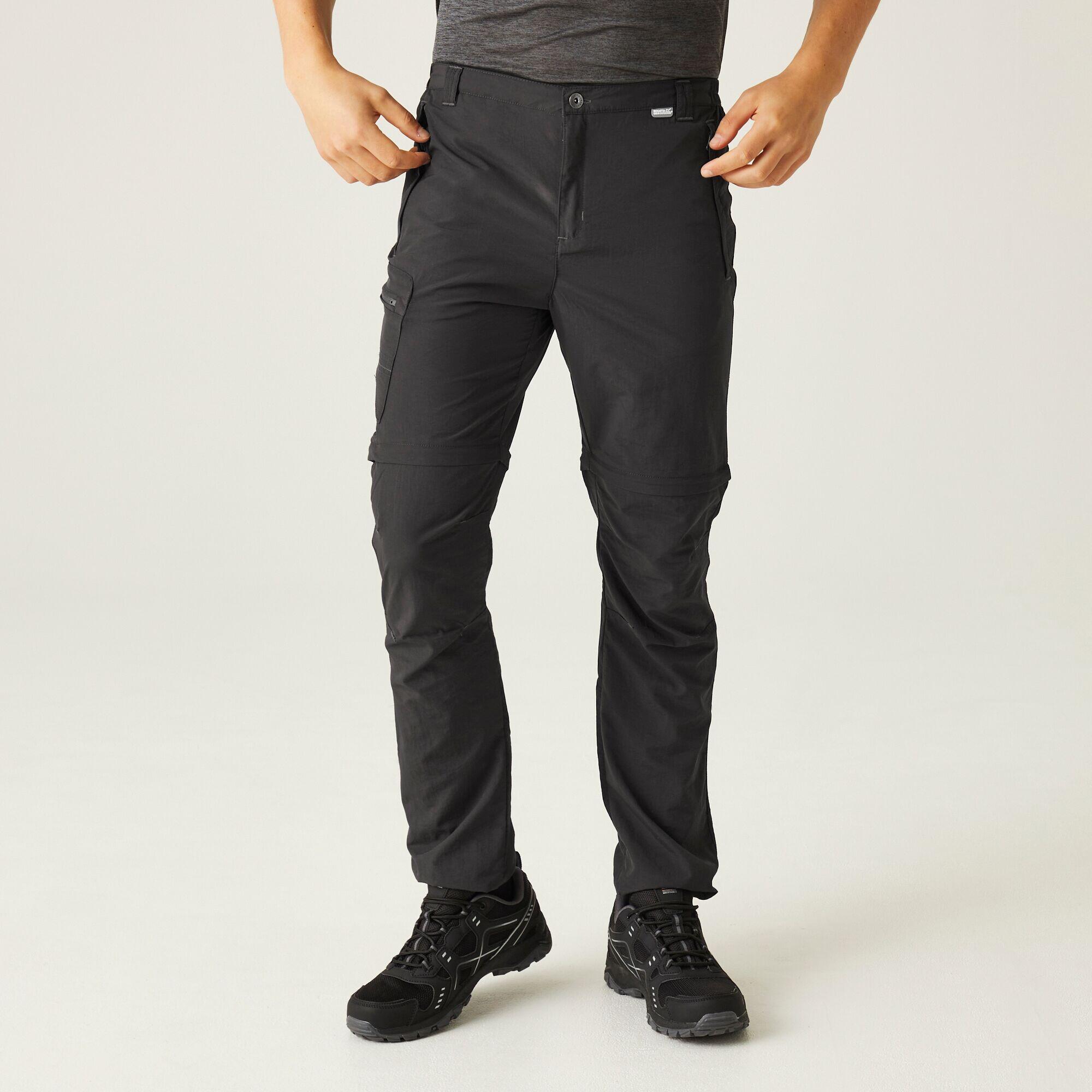 Leesville Zip-Off II Men's Walking Trousers - Ash 1/5