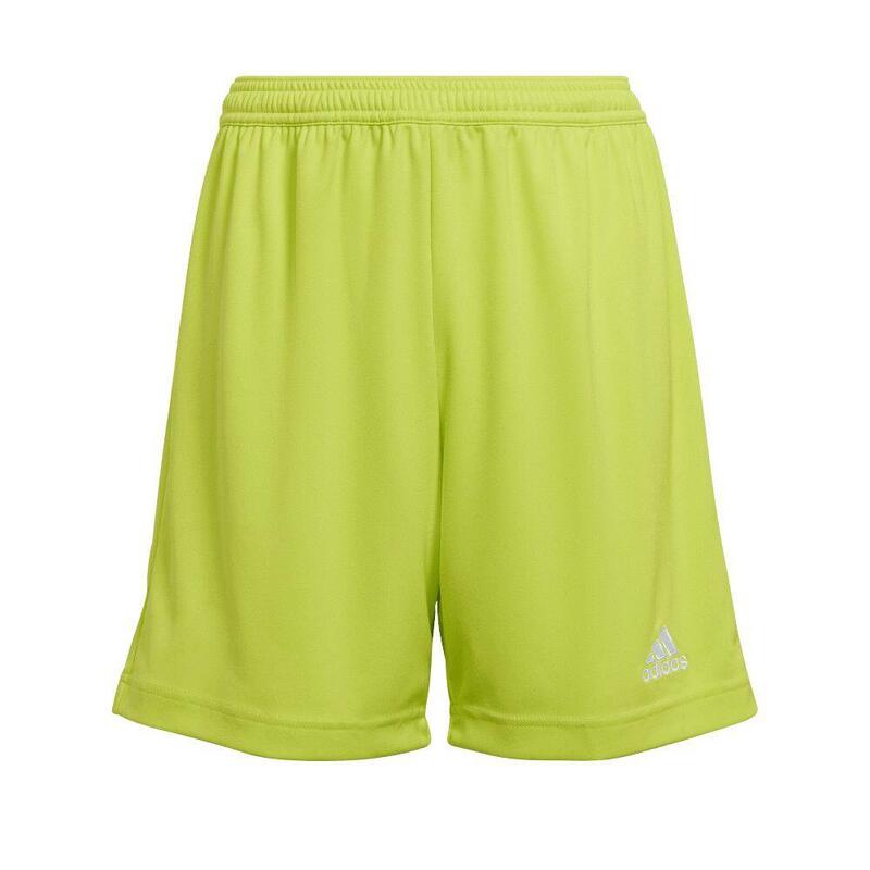 Short football - Entrada 22 lime yellow enfant