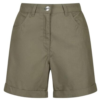 Short Uni En Coton PEMMA Femme (Blanc)
