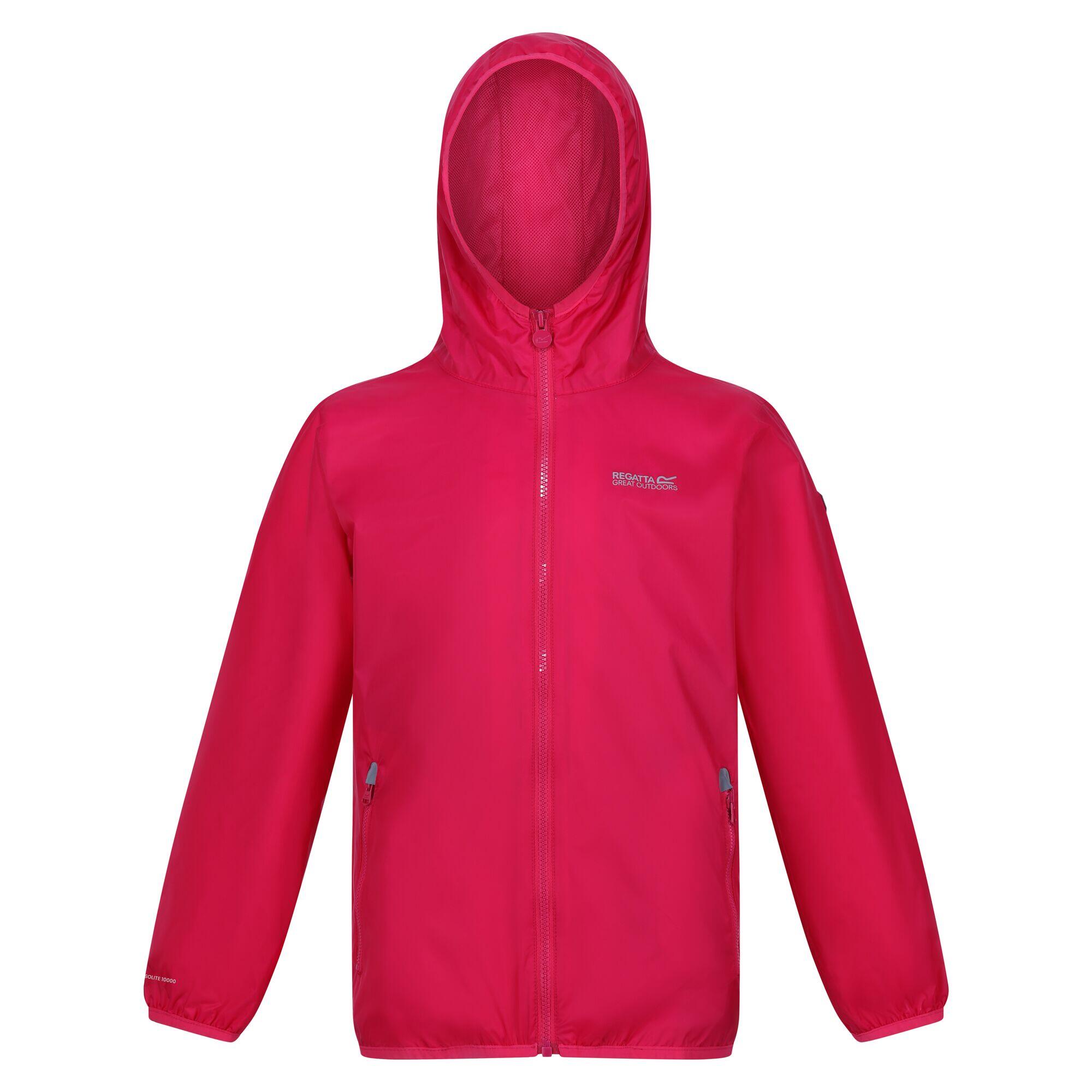 LEVER Giacca impermeabile unisex (rosa fluorescente)