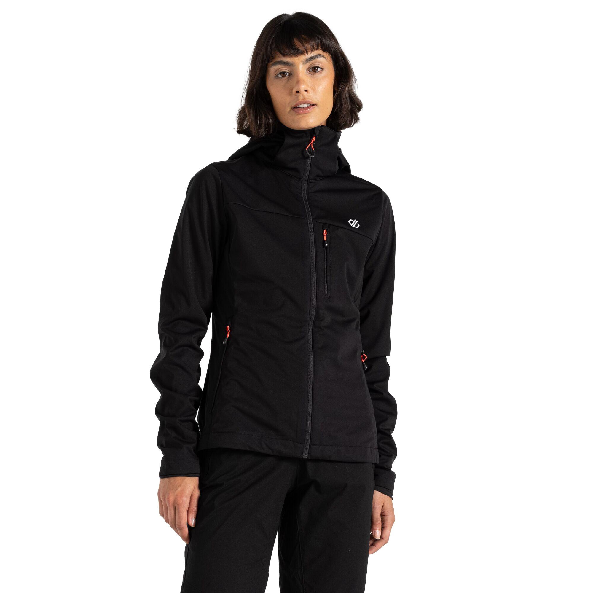 Womens/Ladies Lexan Soft Shell Jacket (Black) 4/5