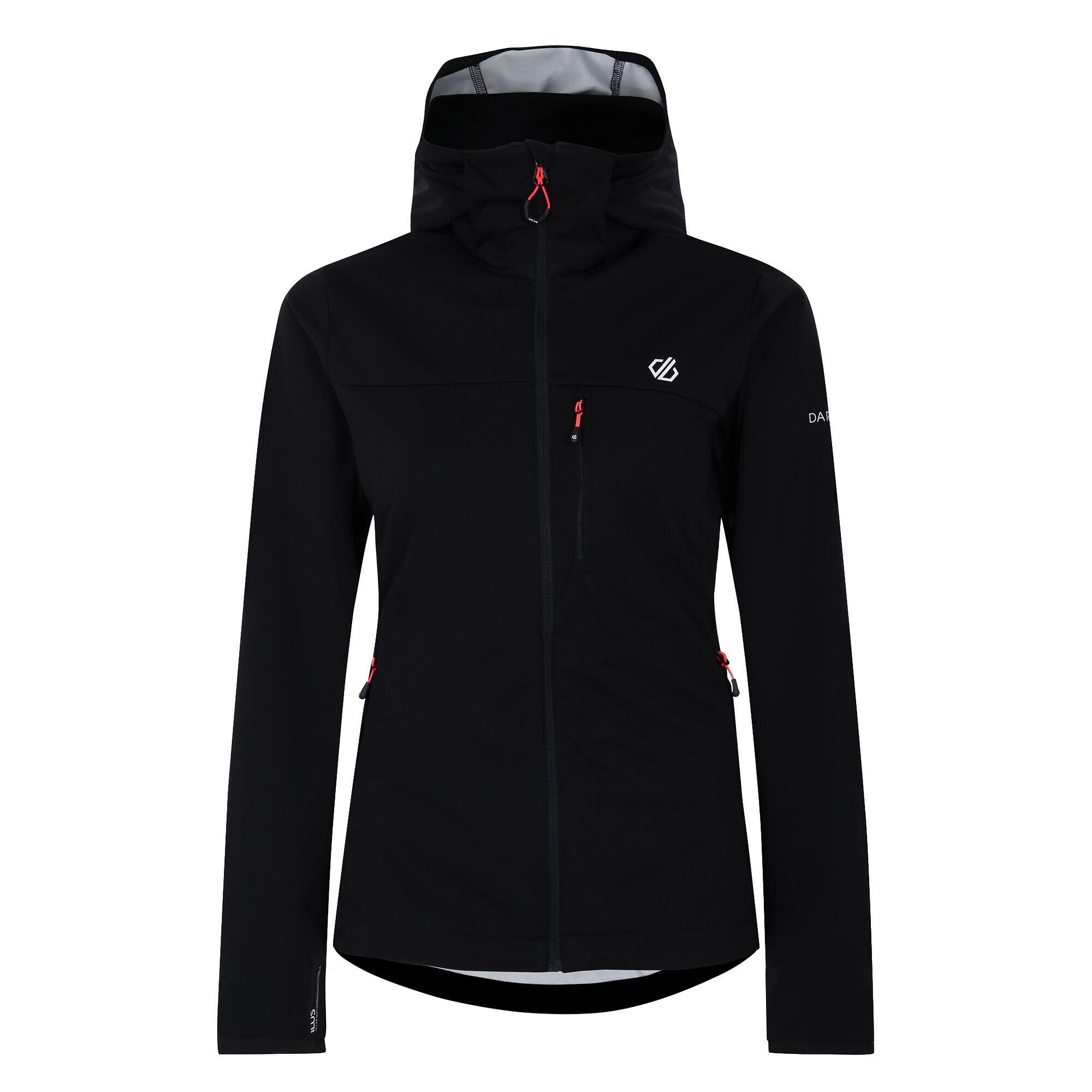 Womens/Ladies Lexan Soft Shell Jacket (Black) 1/5