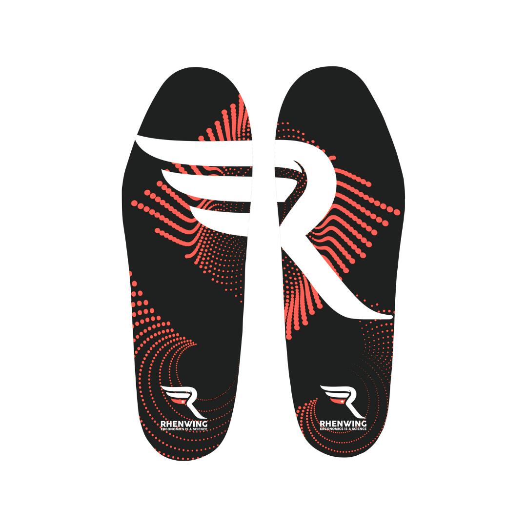 Rhenwing - Semelle Confort Amortissante Ergonomique Pré-formée Enfant Multi-activités - Semelles - Rouge - 34/35 - Decathlon