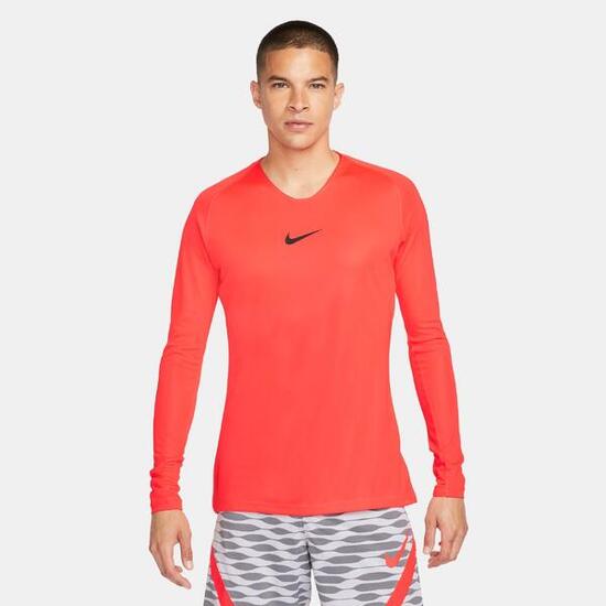 Maglie maniche lunghe da calcio uomo nike bright crimson