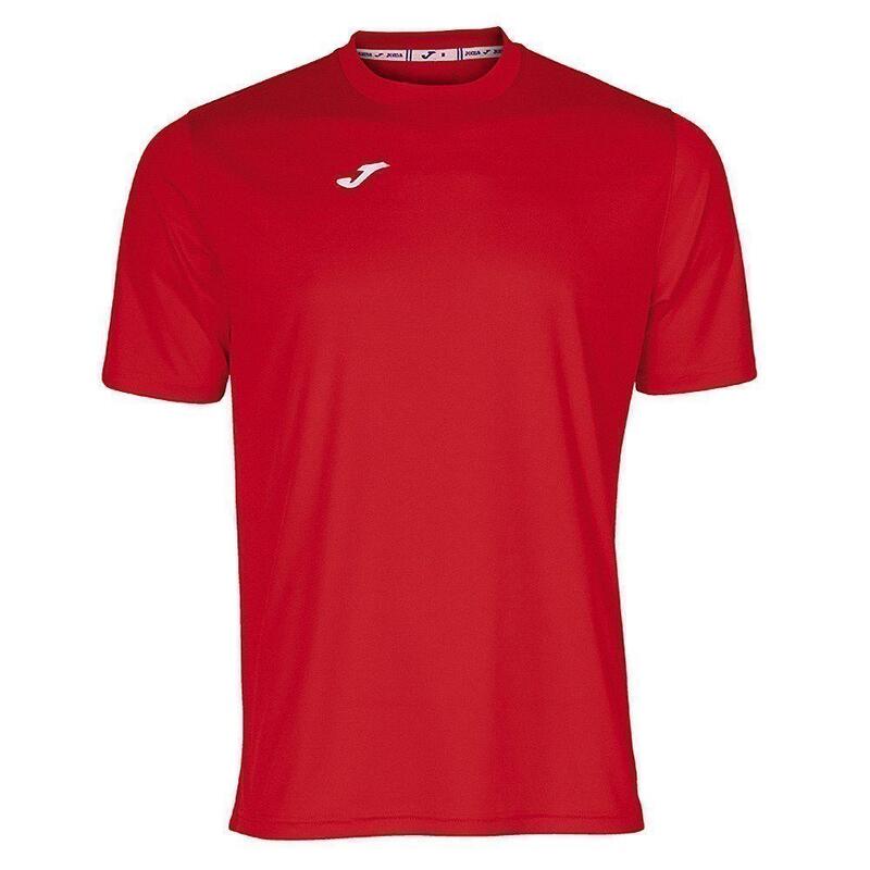 Camiseta Manga Corta Fútbol Hombre Joma Combi Rojo