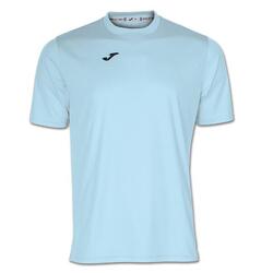 T-shirt manches courtes football - Combi bleu ciel homme