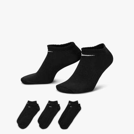 3 Paar Nike Sneaker Socken No Show Füßlinge schwarz / weiß / Mehrfarbig SX7678