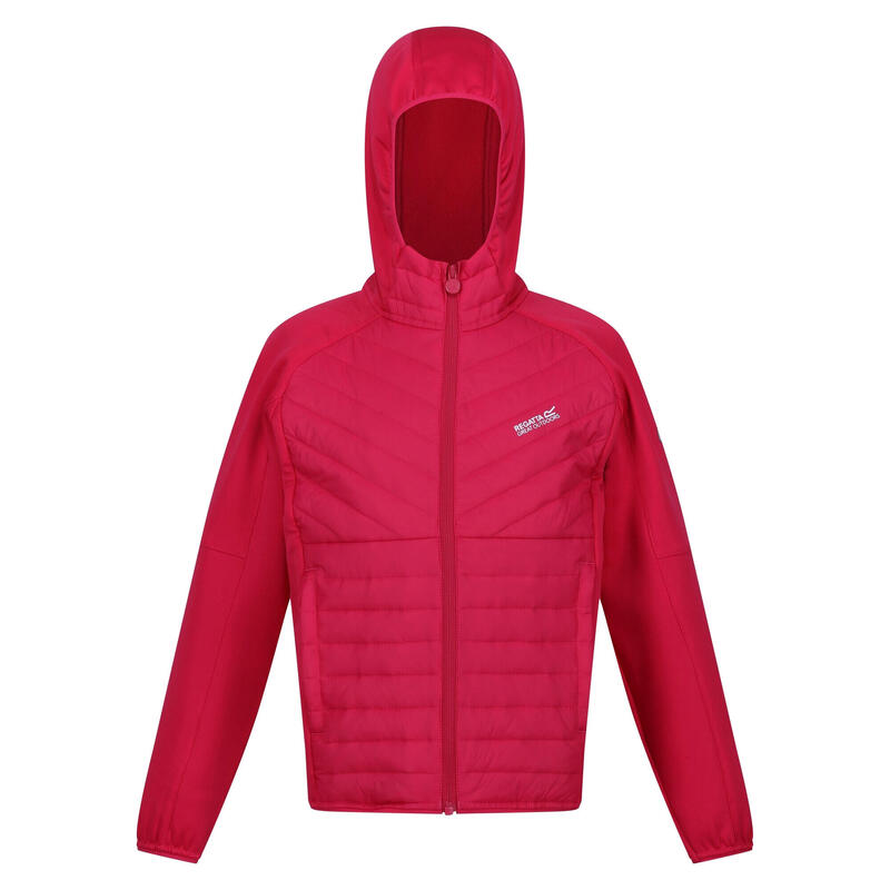 Veste KIELDER HYBRID Enfant (Rose fluo)