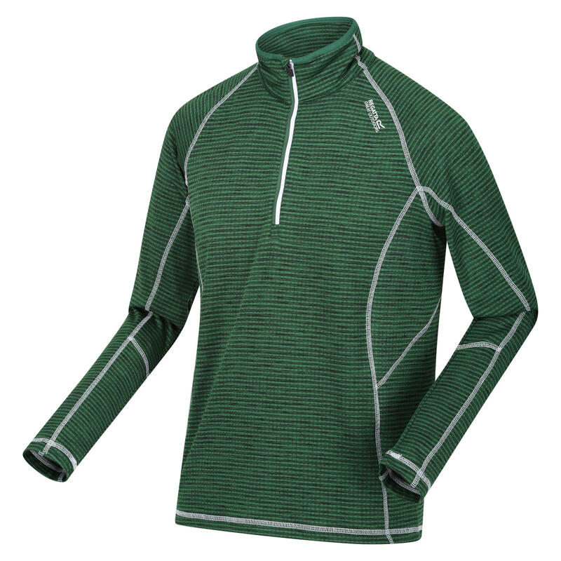 Heren Yonder Quick Dry Vochtigheid Wicking Half Zip Fleece Jasje (Eden)