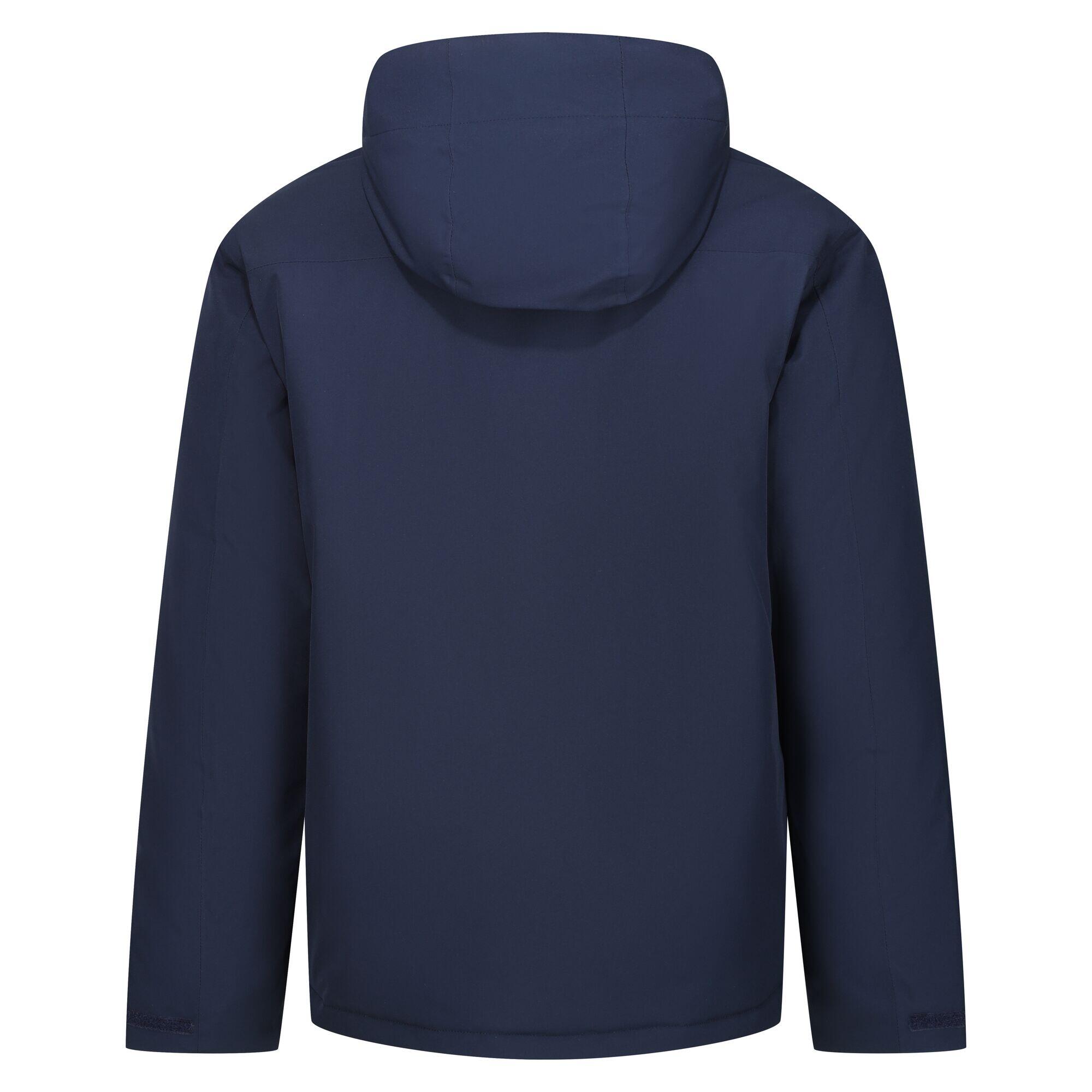 Waterdichte geïsoleerde heren jas (Marine/Seal Grey) 2/5