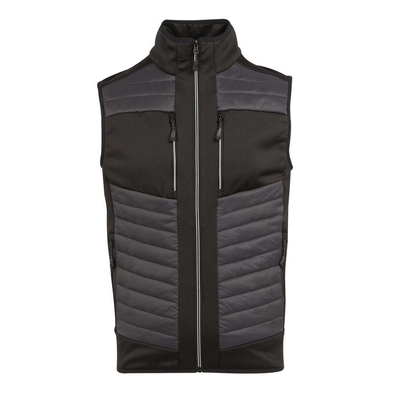 Veste Sans Manches Adulte (Cendre / Noir)