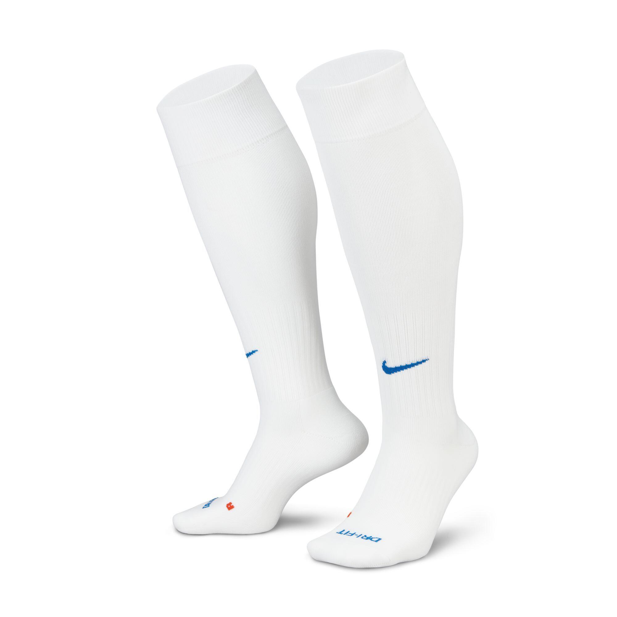 Nike - Chaussettes De Football Nike Classique Ii Sx5728-101 - Chaussettes - Blanc|bleu - 40 M - Decathlon