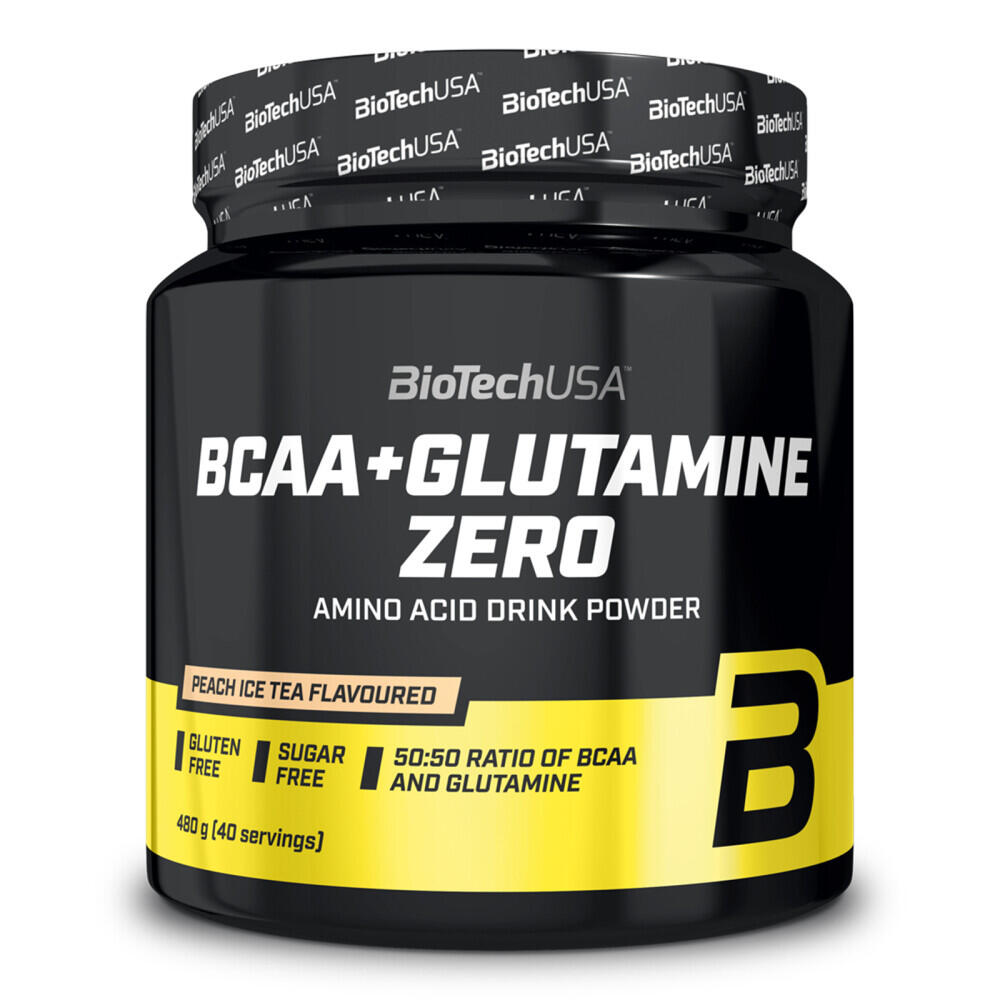 BCAA + GLUTAMINE ZERO 480g PEACH ICE TEA