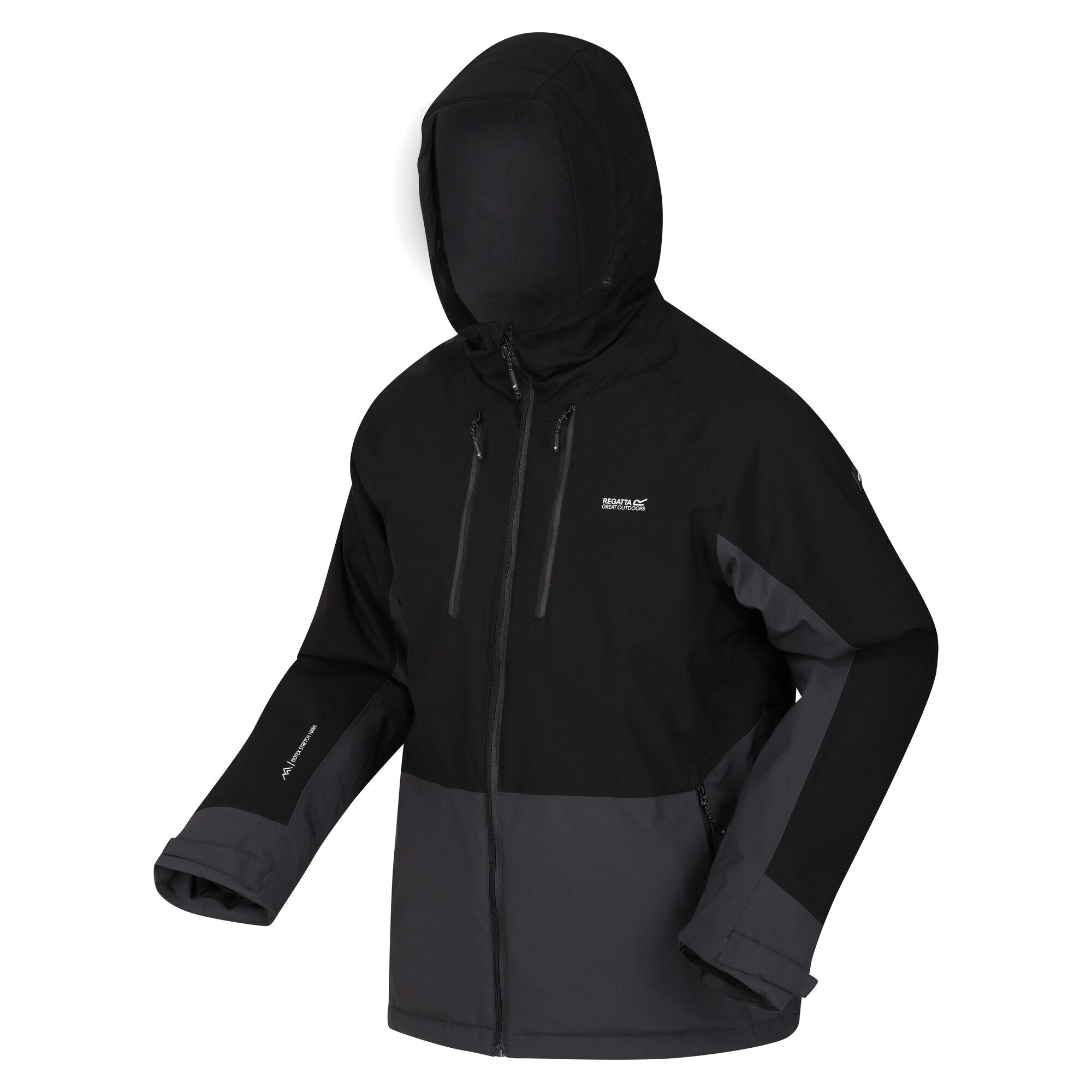 Mens Highton III Stretch Padded Jacket (Black/Ash) 3/5