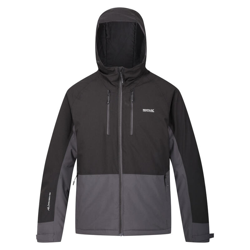 Veste imperméable HIGHTON Homme (Noir / Cendre)