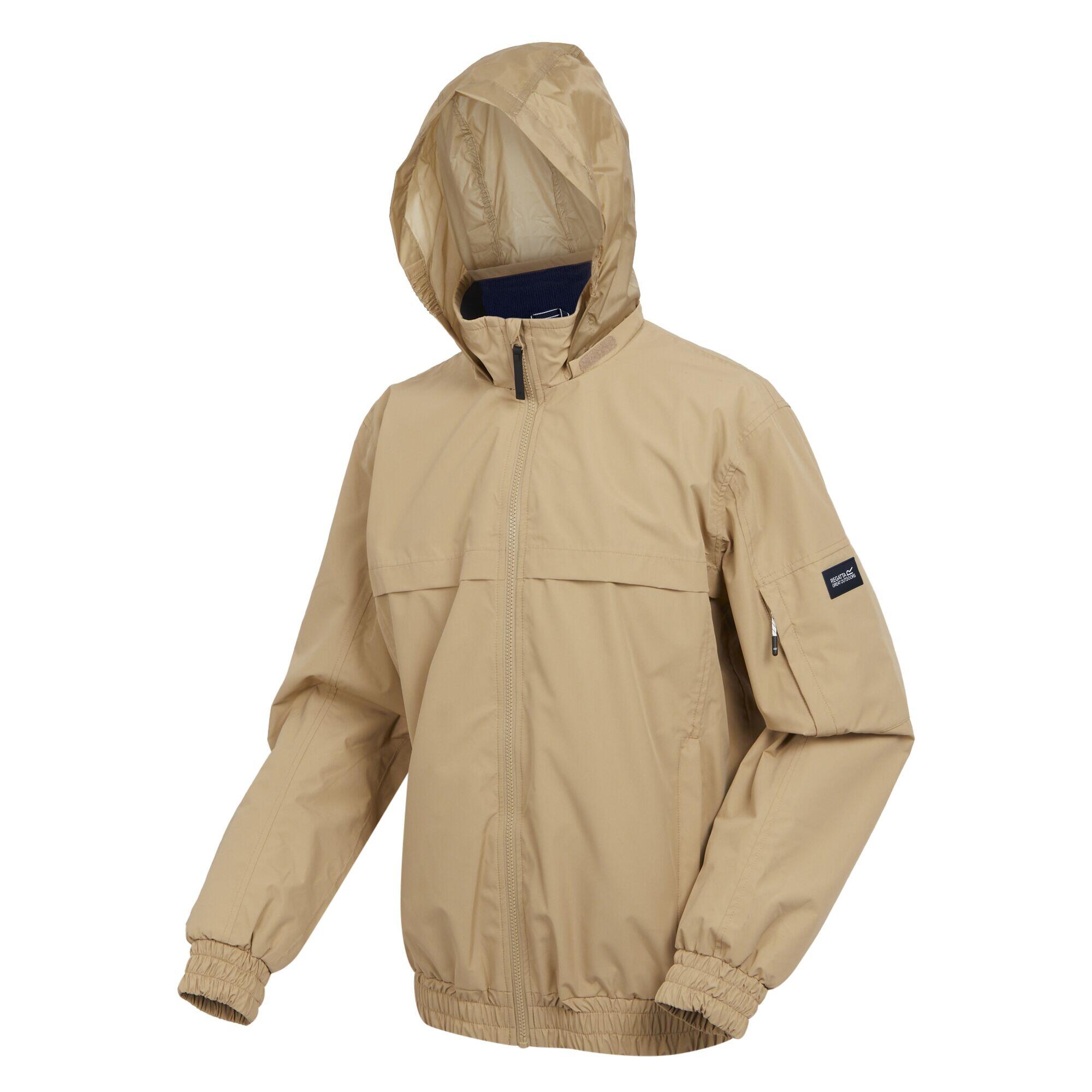 Mens Shorebay II Waterproof Jacket (Oat) 4/5