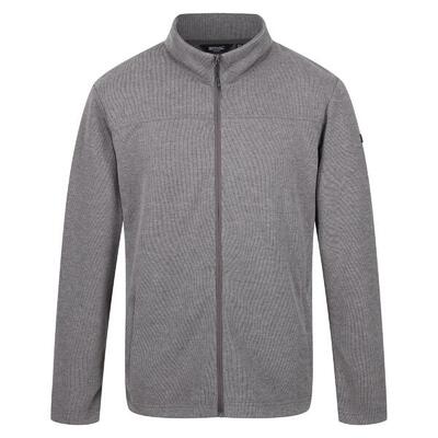 Heren lakenham full zip fleece (donkergrijs)