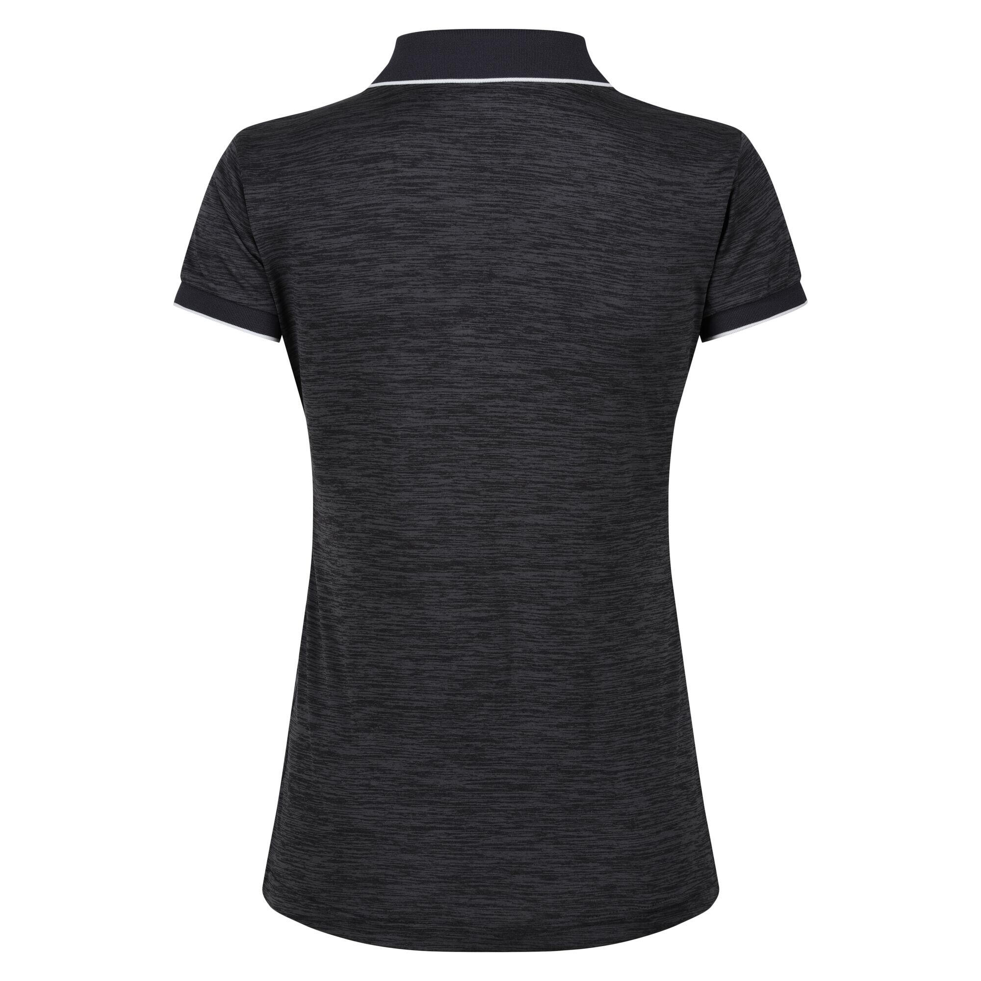 Womens/Ladies Remex II Polo Neck TShirt (Seal Grey) 2/5